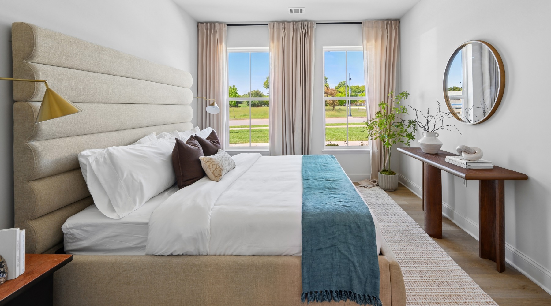 Bedroom with natural light