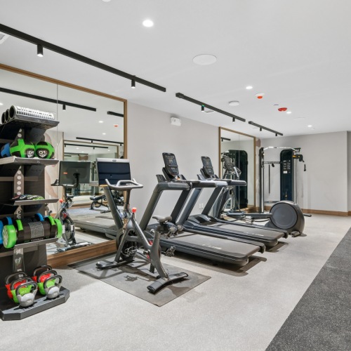 Boutique fitness center.